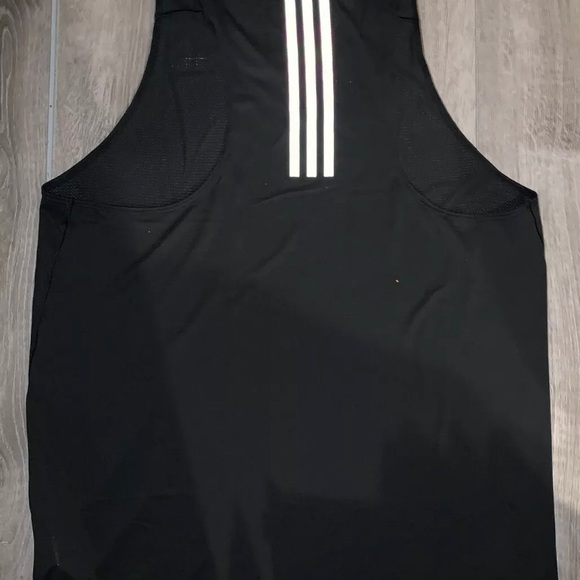 NWT Adidas Mens Black Supernova Running Tank Top - Picture 2 of 5